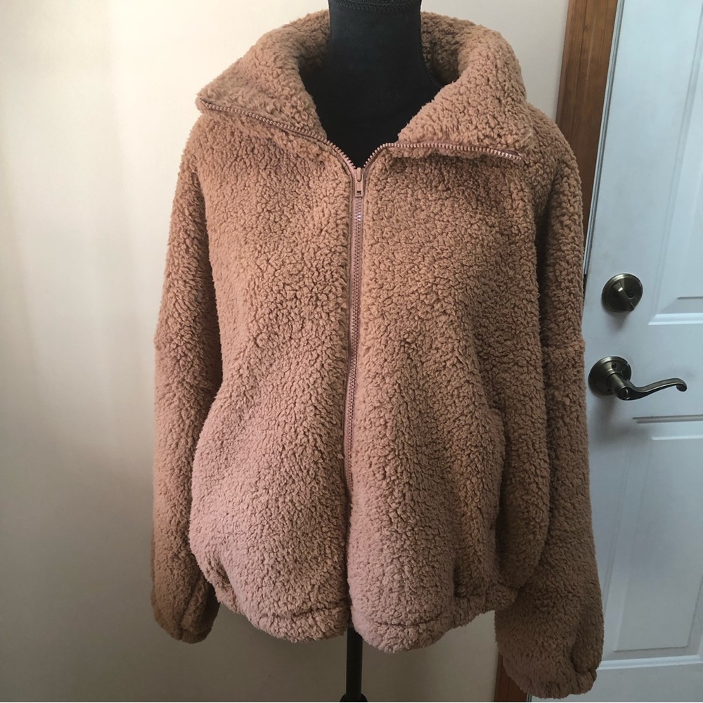 SO | Cozy Faux Fur Sherpa Jacket 🤎🤎